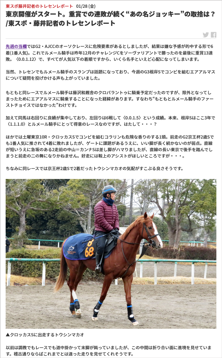 先週(1/24～1/30)の亀谷サロンダイジェスト