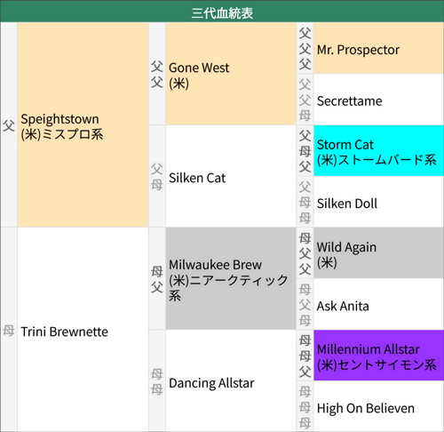 マニバドラの血統表/スマート出馬表