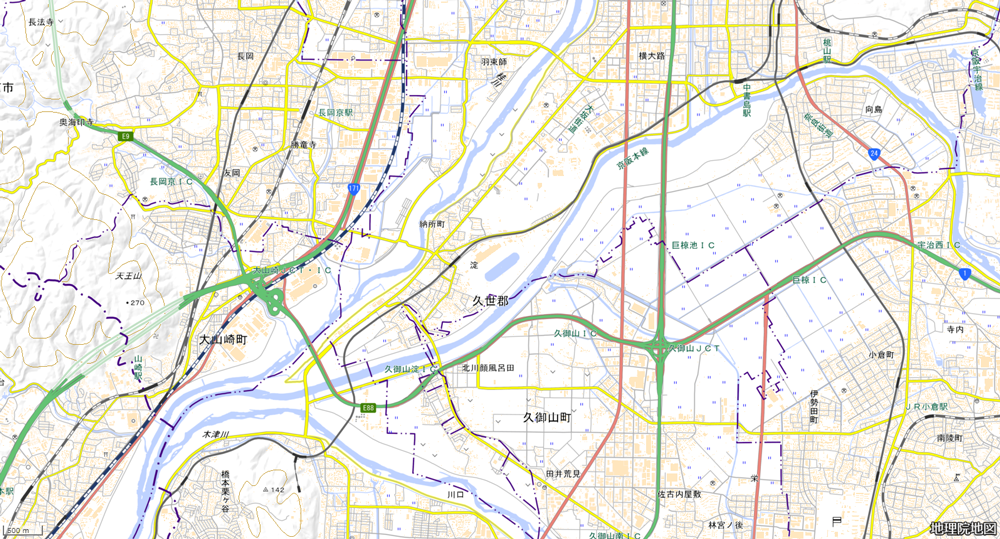 京都競馬場周辺の地図