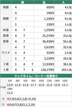 毎日杯 払戻金