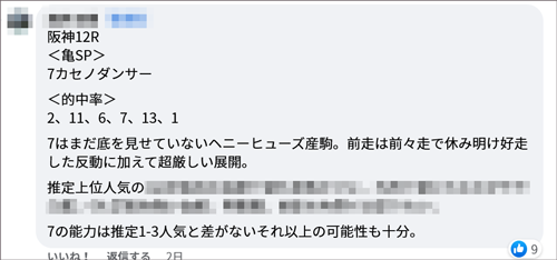 11/20(日)阪神12R 亀SP