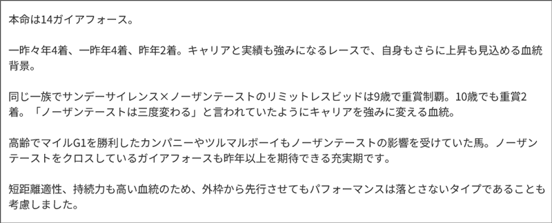 亀谷敬正の最終見解/安田記念 亀谷敬正の最終見解/安田記念