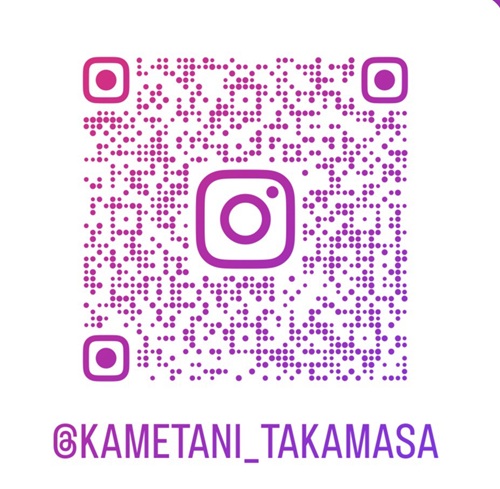 亀谷敬正の公式Instagram